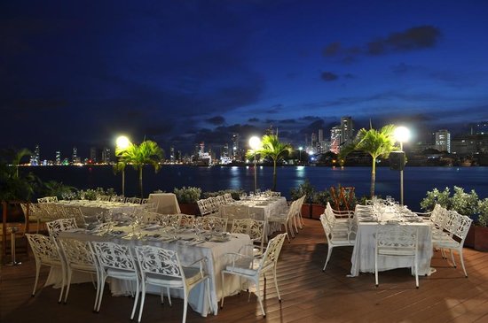 fine dining restaurant exterior in colombia