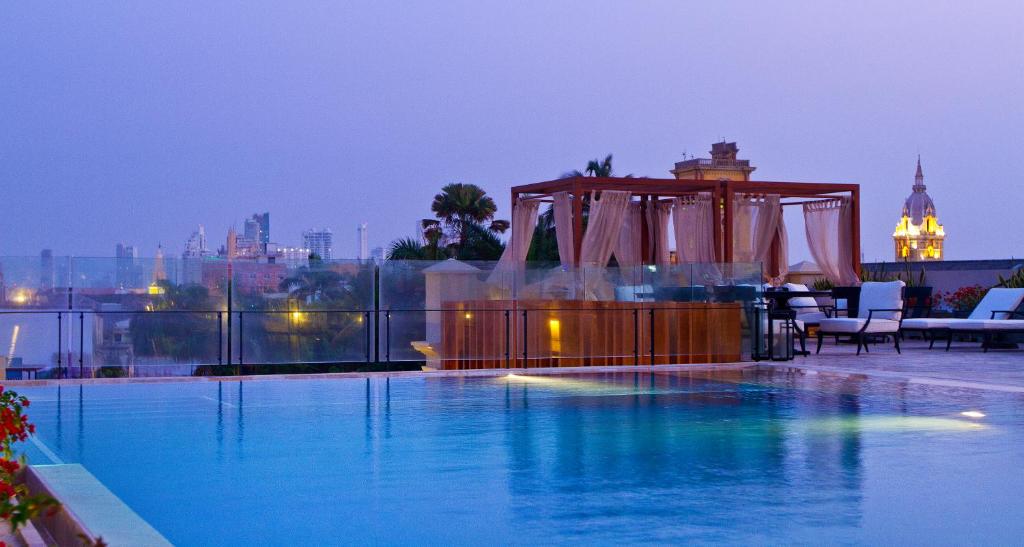 luxury hotel accommodation with city view in colombia