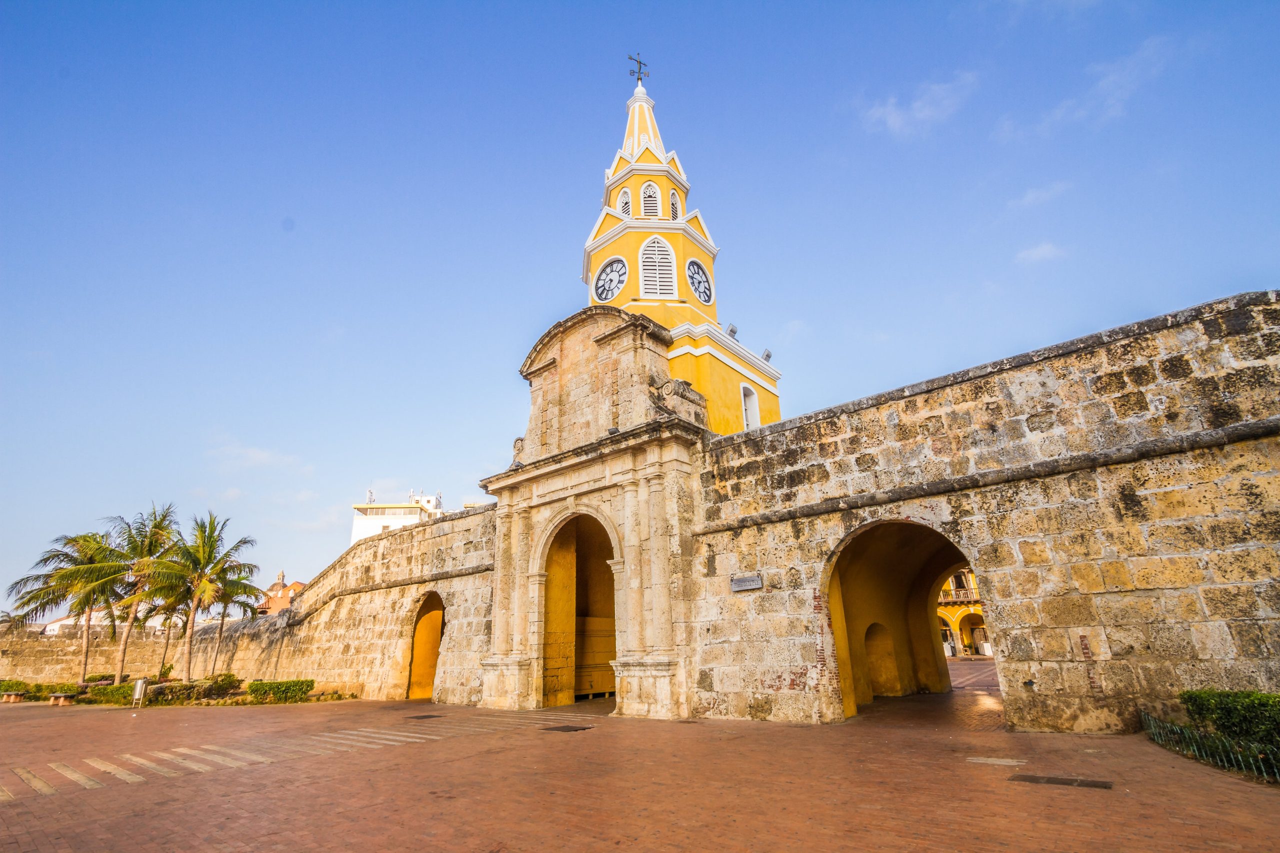 traditional church in cartagena colombia